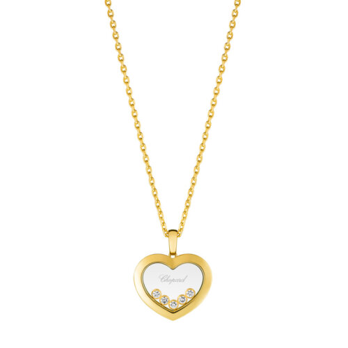 Chopard 18K Geelgoud Happy Diamonds Hanger 0.25ct FC(LOSE) 79A038-0001