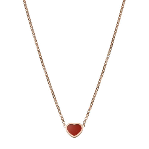 Chopard 18K Rosegoud My Happy Hearts Carneool Hart 81A086-5801