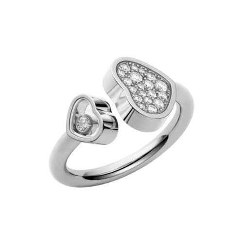 Chopard 18K Wg Ring Happy Hearts 20br 829482-1912