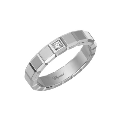 Chopard 18K Witgouden Ice Cube Ring 0.03ct 829834-1071