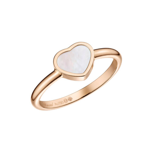 Chopard 18K Rosegouden My Happy Hearts Ring Parelmoer 82A086-5312