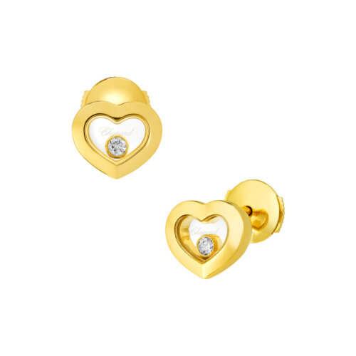 Chopard 18K Ggd. Happy Diamonds Oorstekers 0.10ct FC(LOSE) 83A054-0001
