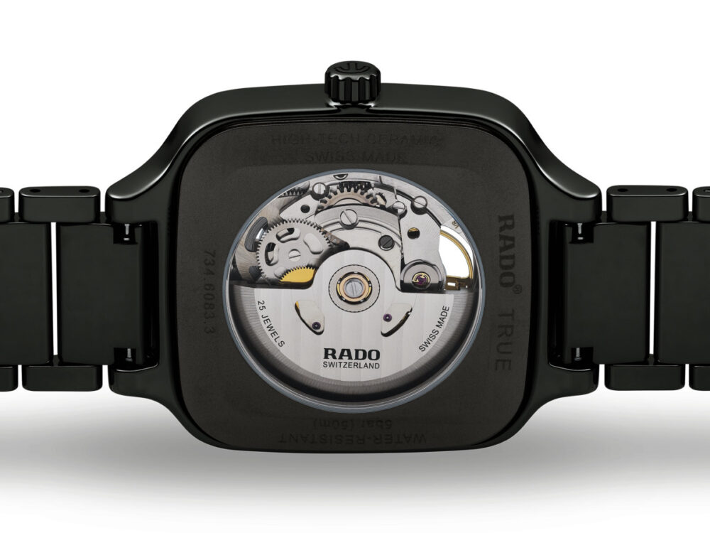 Rado True Square Automaat Open Heart Ceramic 38mm R27086152 - Afbeelding 3