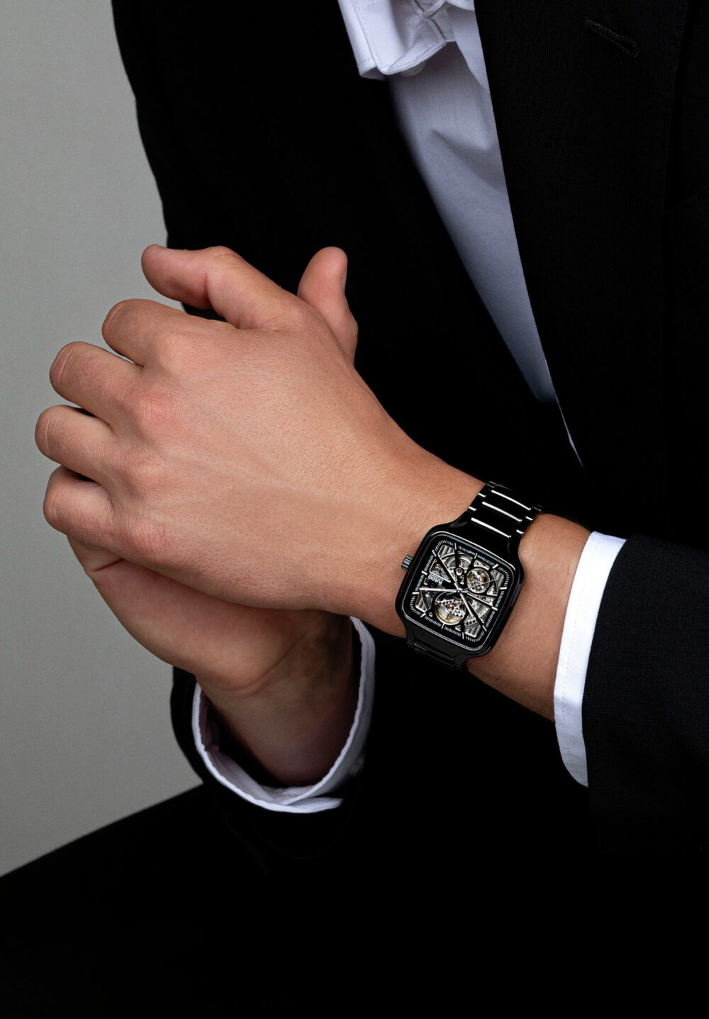 Rado True Square Automaat Open Heart Ceramic 38mm R27086152 - Afbeelding 6