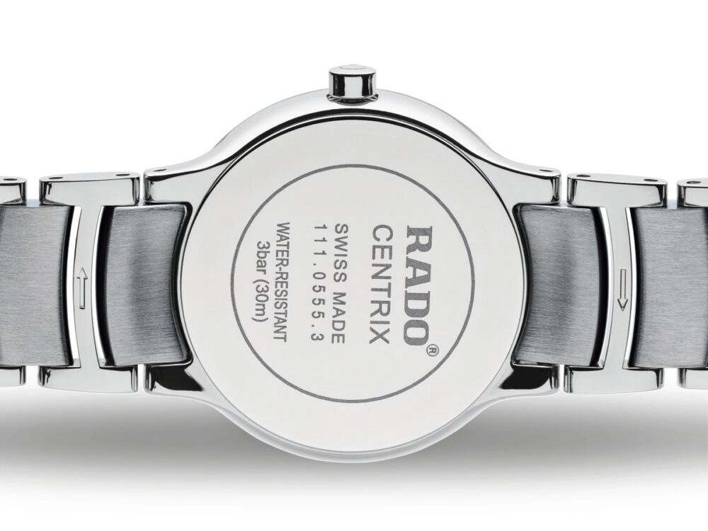Rado Centrix Jubile Staal/Staal Quartz 28mm R30928713 - Afbeelding 3