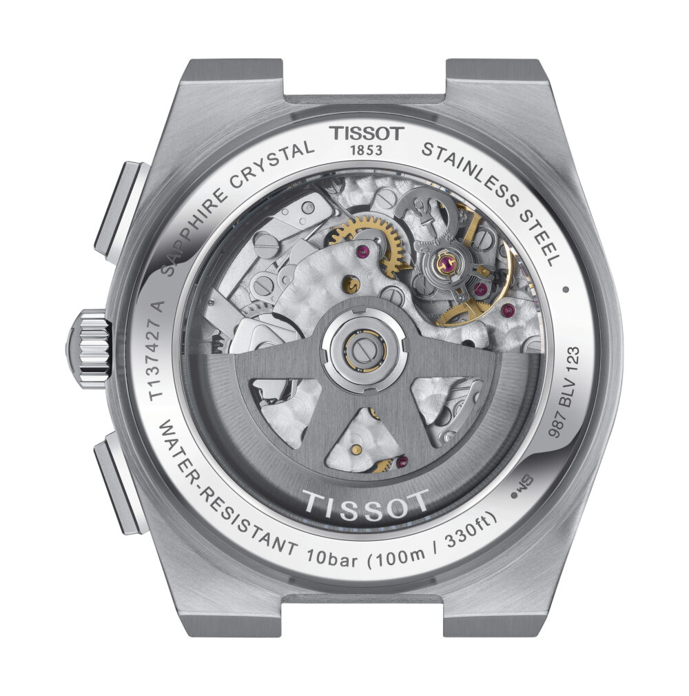 Tissot PRX Chronograph Automatic St/St Blauw Wpl 42mm T1374271104100 - Afbeelding 2