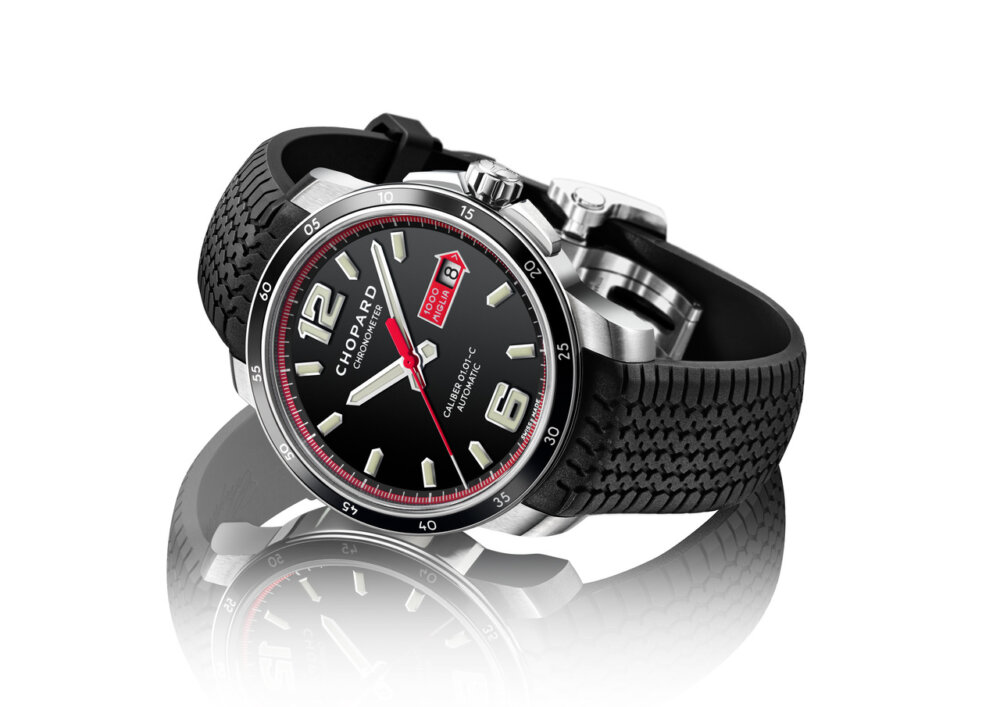 Chopard Mille Miglia GTS Automaat Lucent Staal/Rubber 43mm 168565-3001 - Afbeelding 2