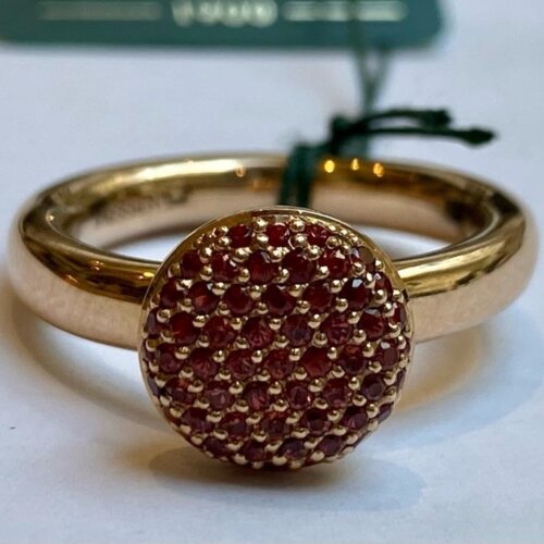 Bron 14K Rosegoud Stardust Ring Oranje Saffier 6RR4687OK