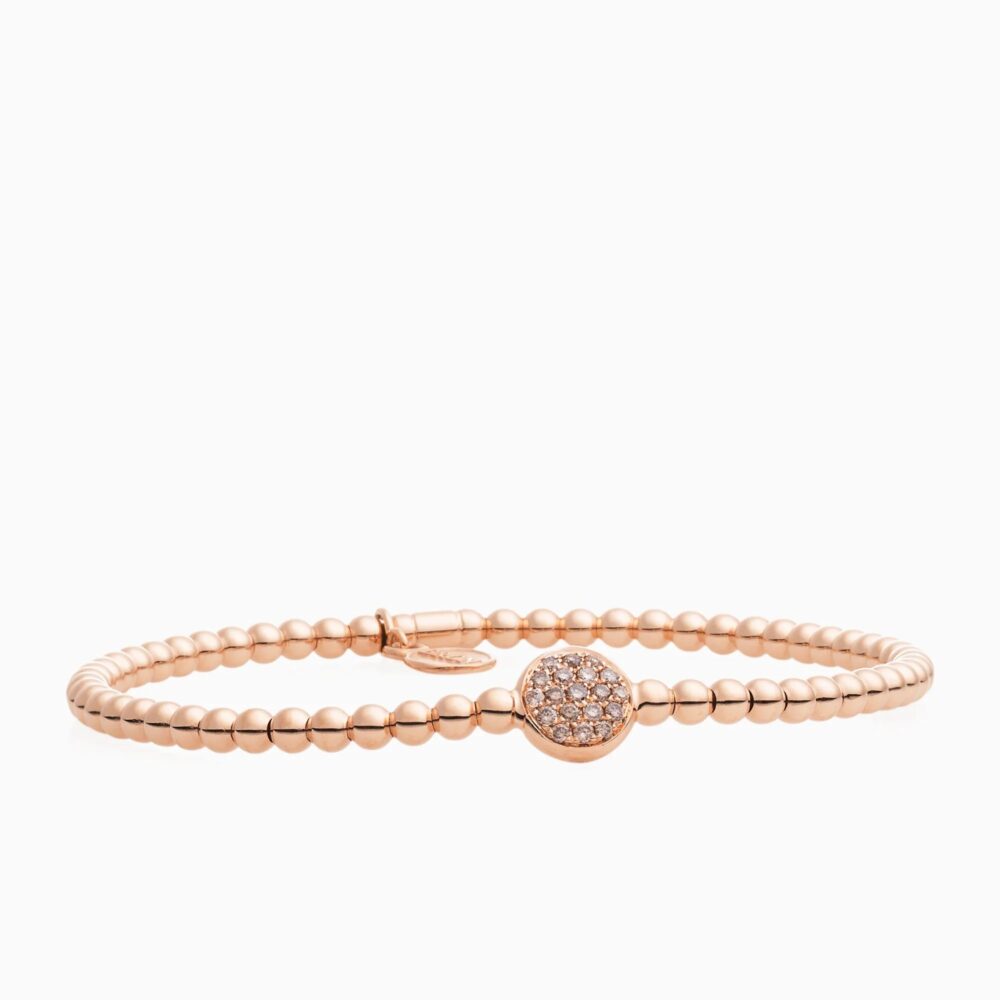 Bron 18K Rosegouden Reflex Armband Champagne Diamant 7AR3957CBR