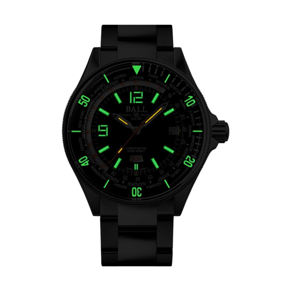 Ball Watch Engineer Master II Diver Worldtime Limited Edition DG2232A-SC-BK - Afbeelding 2