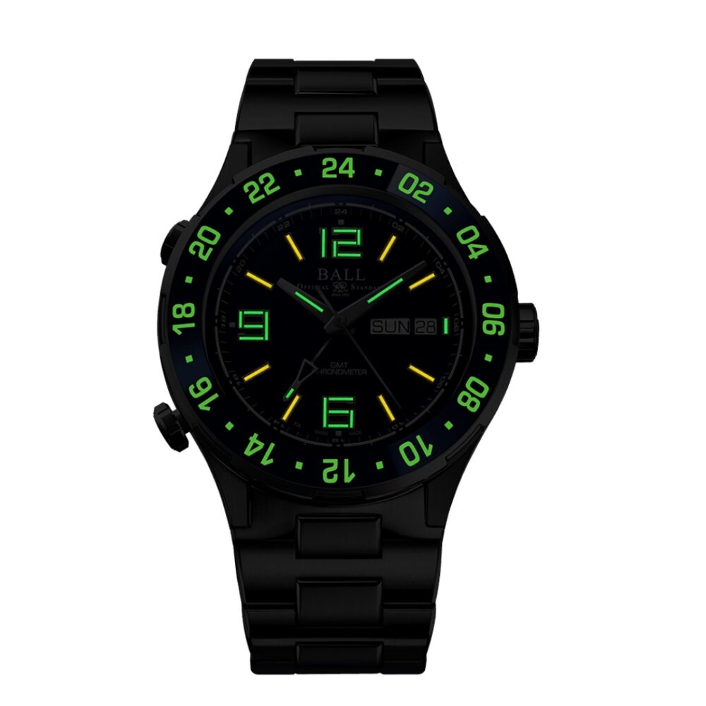 Ball Watch Roadmaster Marine GMT Ti/Ti BL DG3030B-S6CJ-BE - Afbeelding 2
