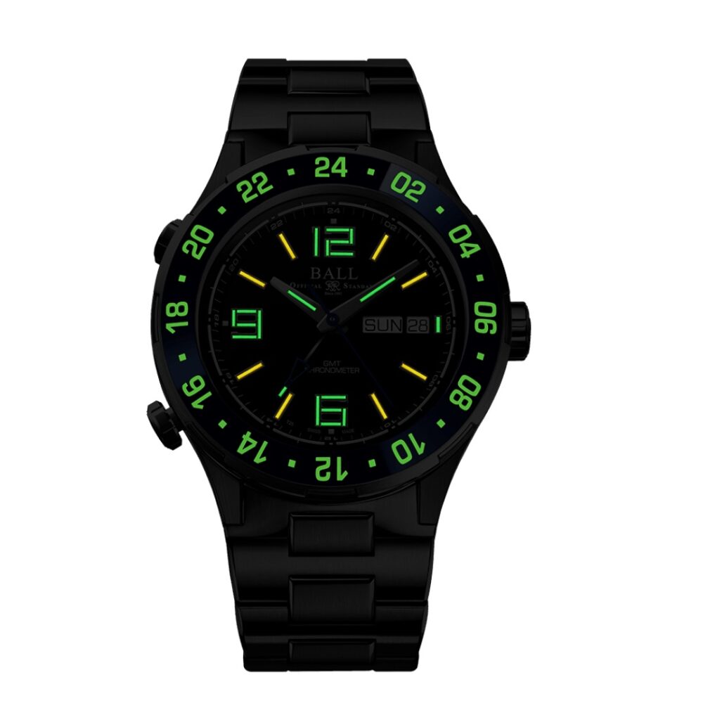 Ball Watch Roadmaster Marine GMT Ti/Ti Z DG3030B-S6CJ-BK - Afbeelding 2