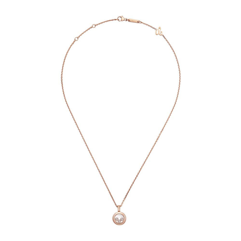 Chopard 18K Rosegd Hanger Happy Diamonds 0.15ct TW/IF 79A018-5001 - Afbeelding 3
