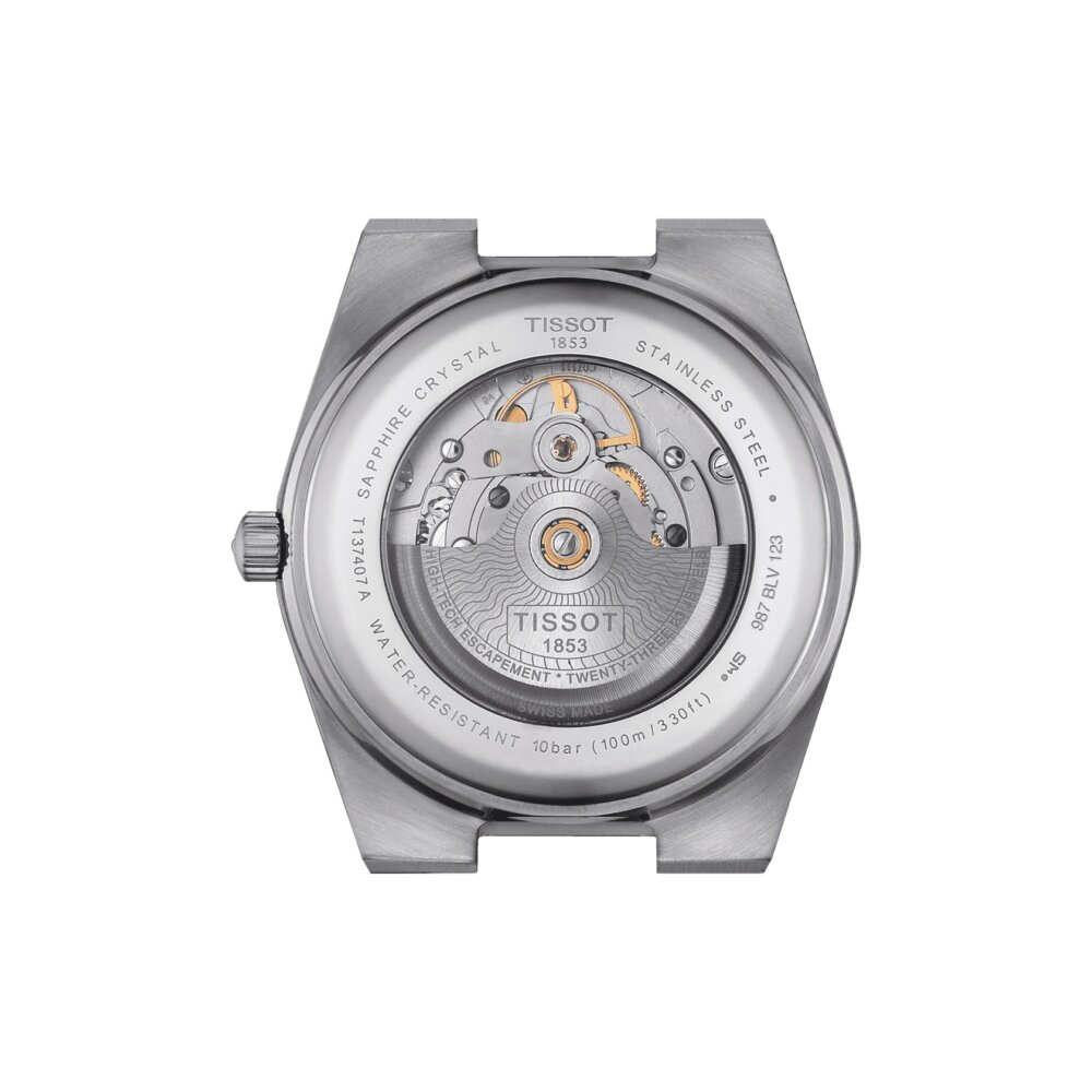 Tissot PRX Powermatic 80 Staal/Staal Lichtblauw Wpl 40mm T1374071135100 - Afbeelding 3