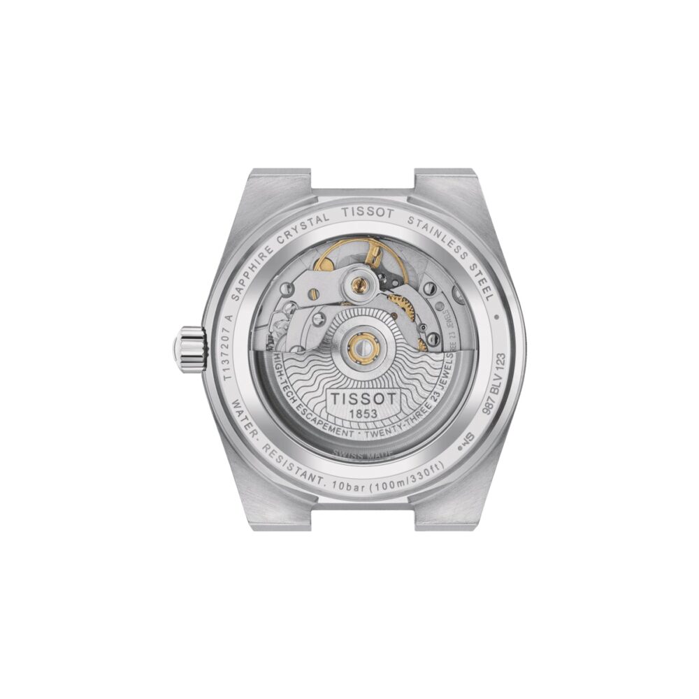 Tissot PRX Powermatic 80 Staal/Staal Licht Groen Wpl 35m T1372071109101 - Afbeelding 3