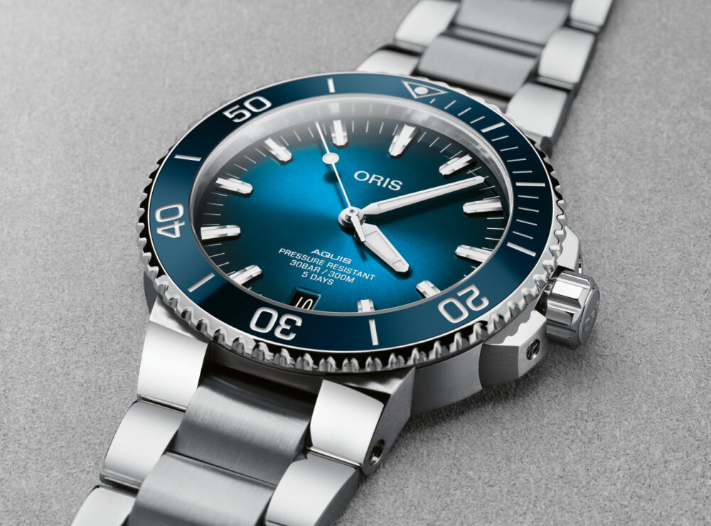 Oris Aquis Date Calibre 400 Automaat Staal/Staal 43.5mm 01 400 7763 4135-07 8 24 09PEB - Afbeelding 5