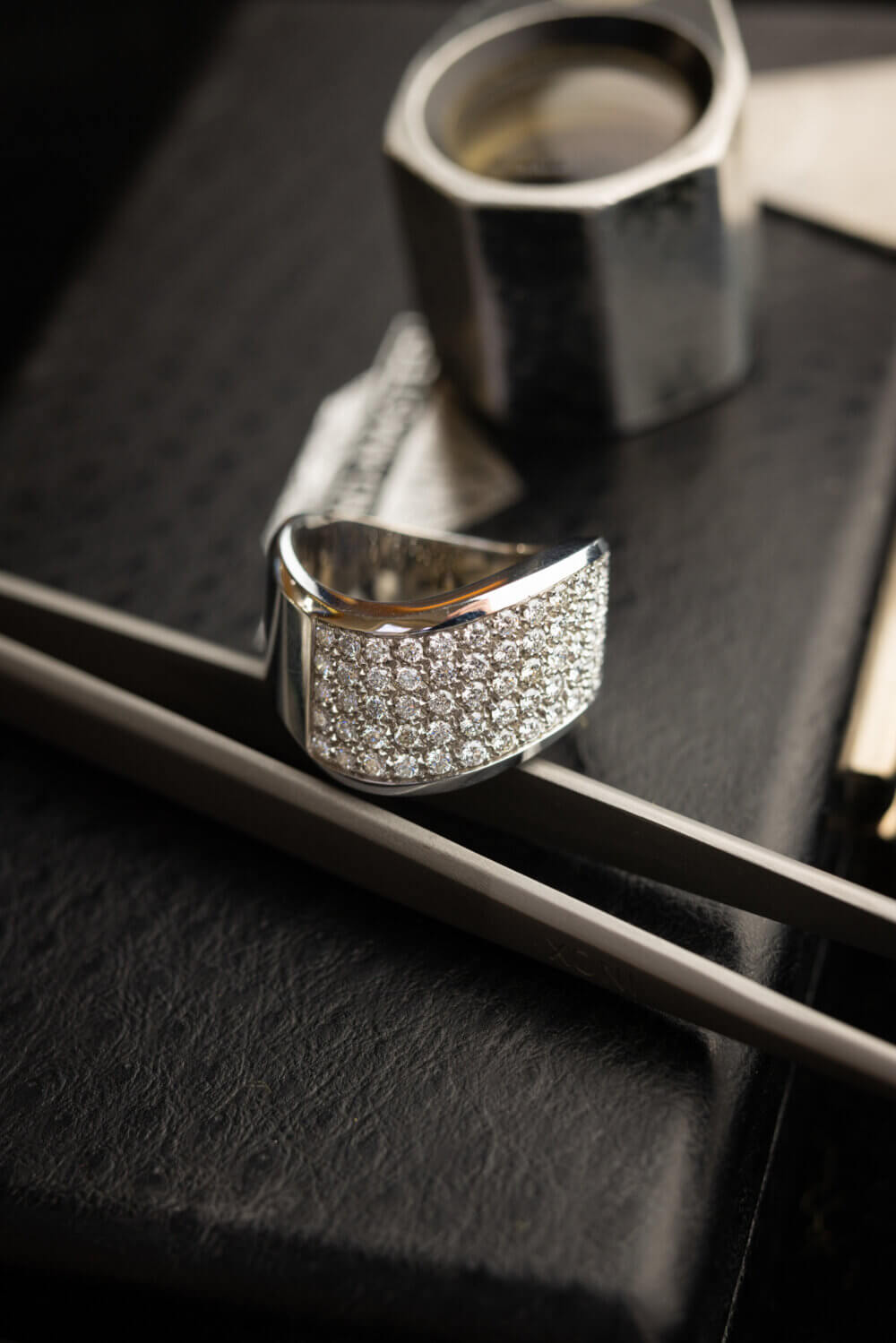 Vaessen Collection 18K Witgouden Pavé Ring 1.08ct VVS/TW R 06911 - Afbeelding 3