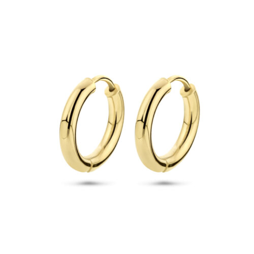 Vaessen Collection 14K Geelgouden Ronde Buis Oorcreolen 15mm/2.5mm 40.01660