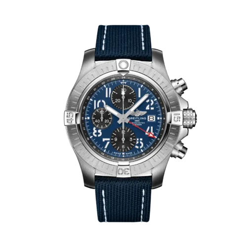 Breitling Avenger Chronograph GMT St/Leder Automatic 45mm A24315101C1X1
