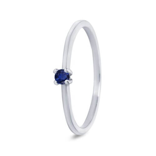 Miss Spring 14K Witgouden Saffier Brilliantly Ring MSR506WG-BS