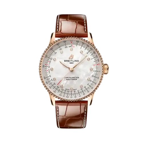 Breitling Navitimer Automatic 18K Roodgoud/Alligator 36mm R17327211A1P1