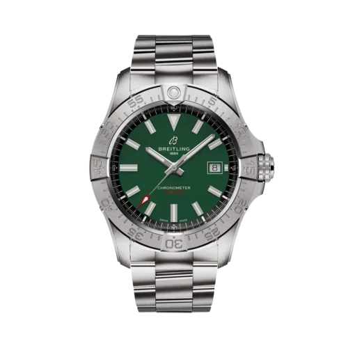 Breitling Avenger Automaat Staal/Staal Groene Wijzerpl. 42mm A17328101L1A1