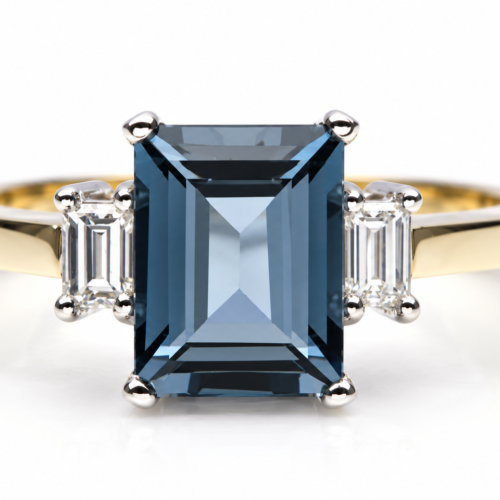18K Bicolor Gouden Topaas Ring