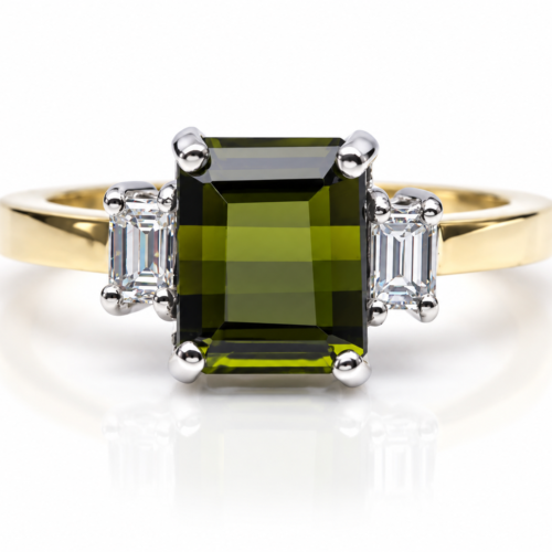 18K Bicolor Gouden Verdeliet Ring