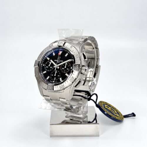 Breitling Avenger B01 Chronogr. Staal/Staal Zwarte Wpl 44mm AB0147101B1A1