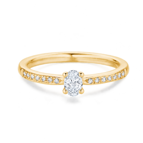 Maison V 18K Goud Verlovingsring 0.32ct G/VVS2 +0.07ct(GIA) V278650323