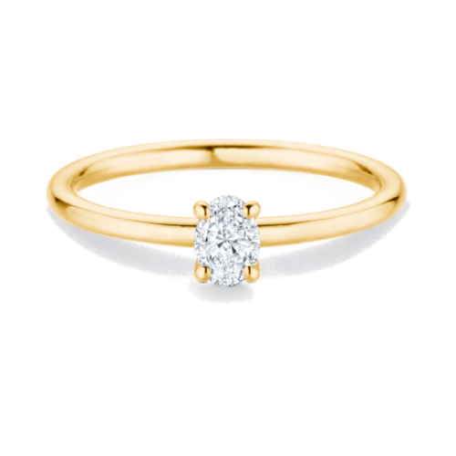 Maison V 18K Geelgouden Verlovingsring 0.33ct G/VS2 (GIA) V279190333